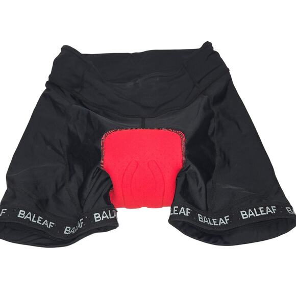 Baleaf Womens Padded Cycling Shorts M Black Bike 3D Gel Seat High Waist Pockets - Picture 5 of 13